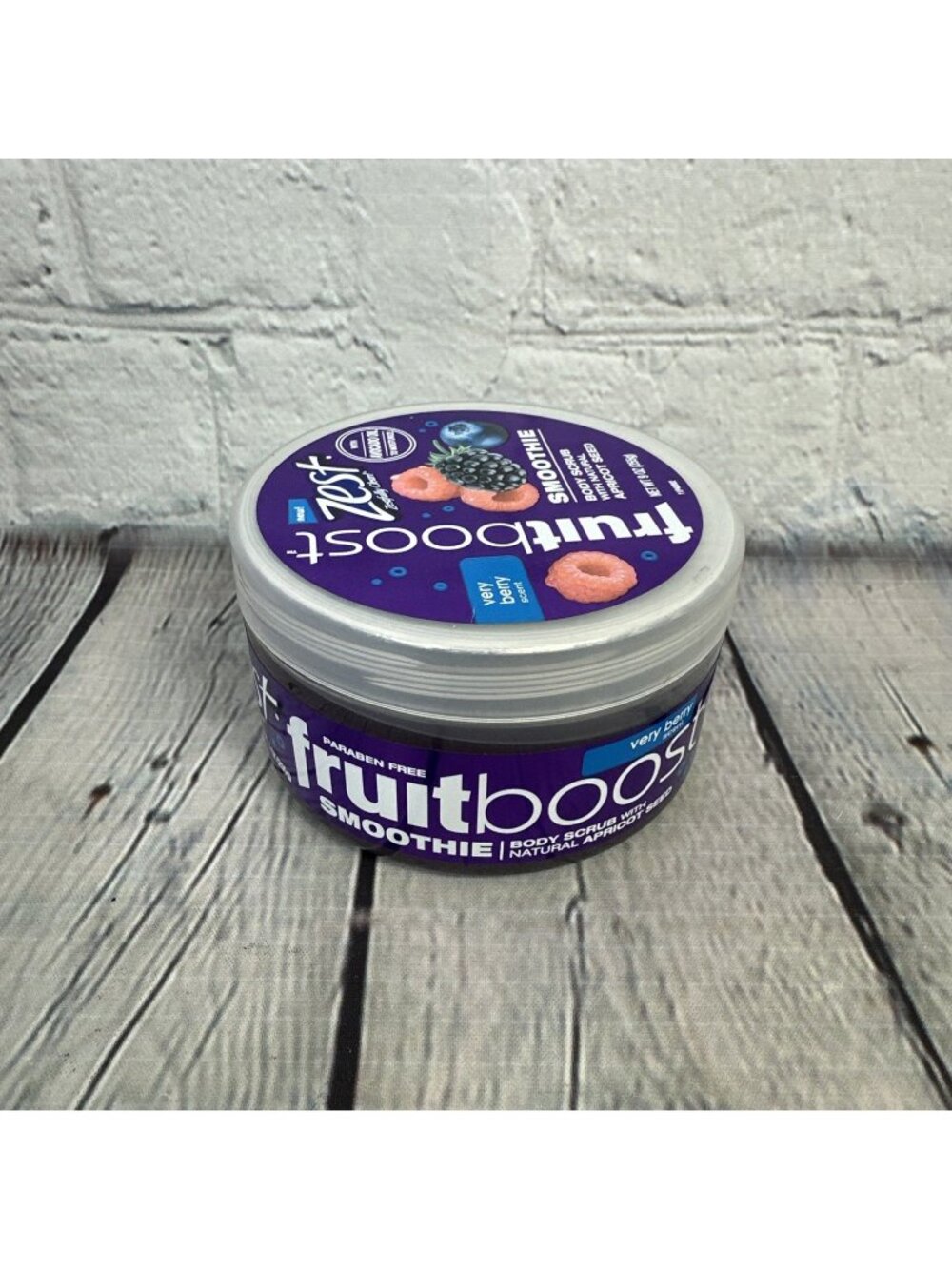 Zest Fruit Boost Fruitboost Body Scrub Smoothie Very Berry 9 Oz Sealed